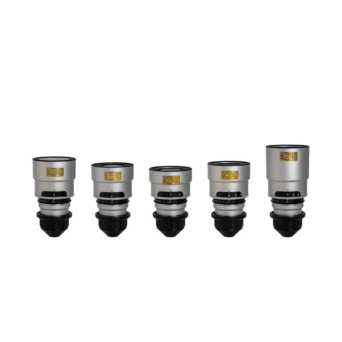 Kaizen Series Anamorphic Five Lens Set